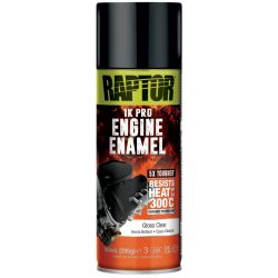 Engine Enamel Gloss Clear 300C 400ml Raptor